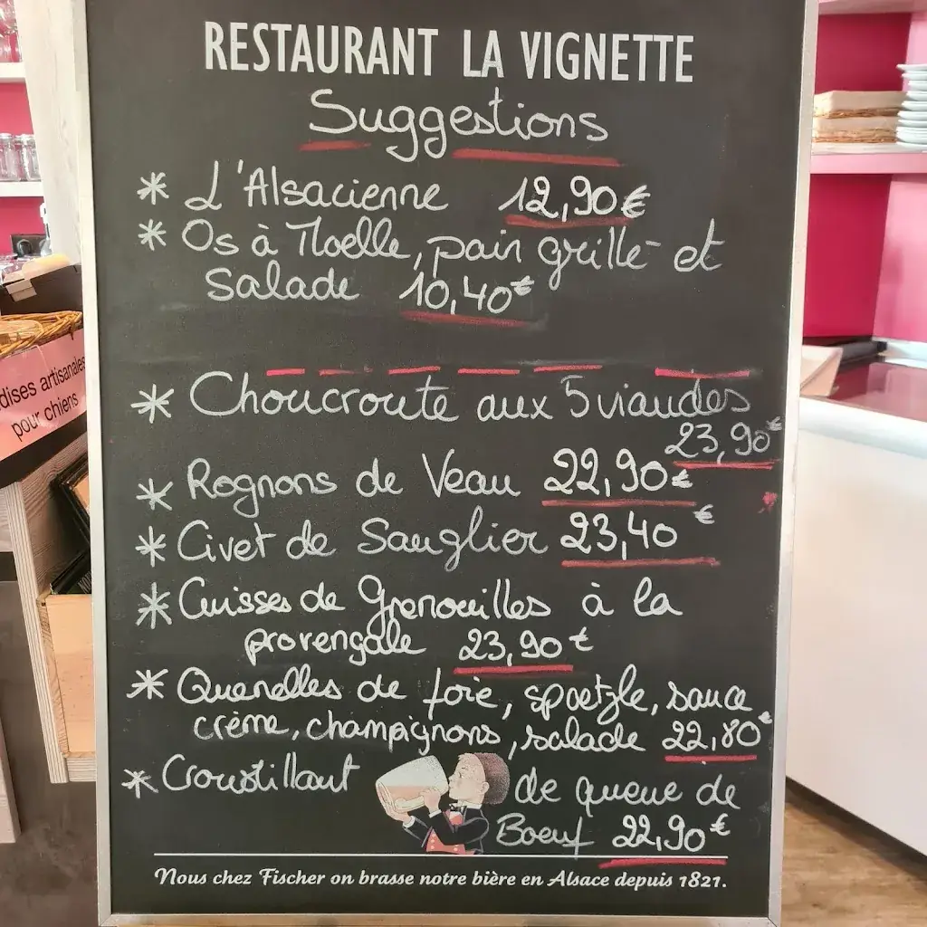 Menu_Restaurant La Vignette_Châtenois_immagine_3