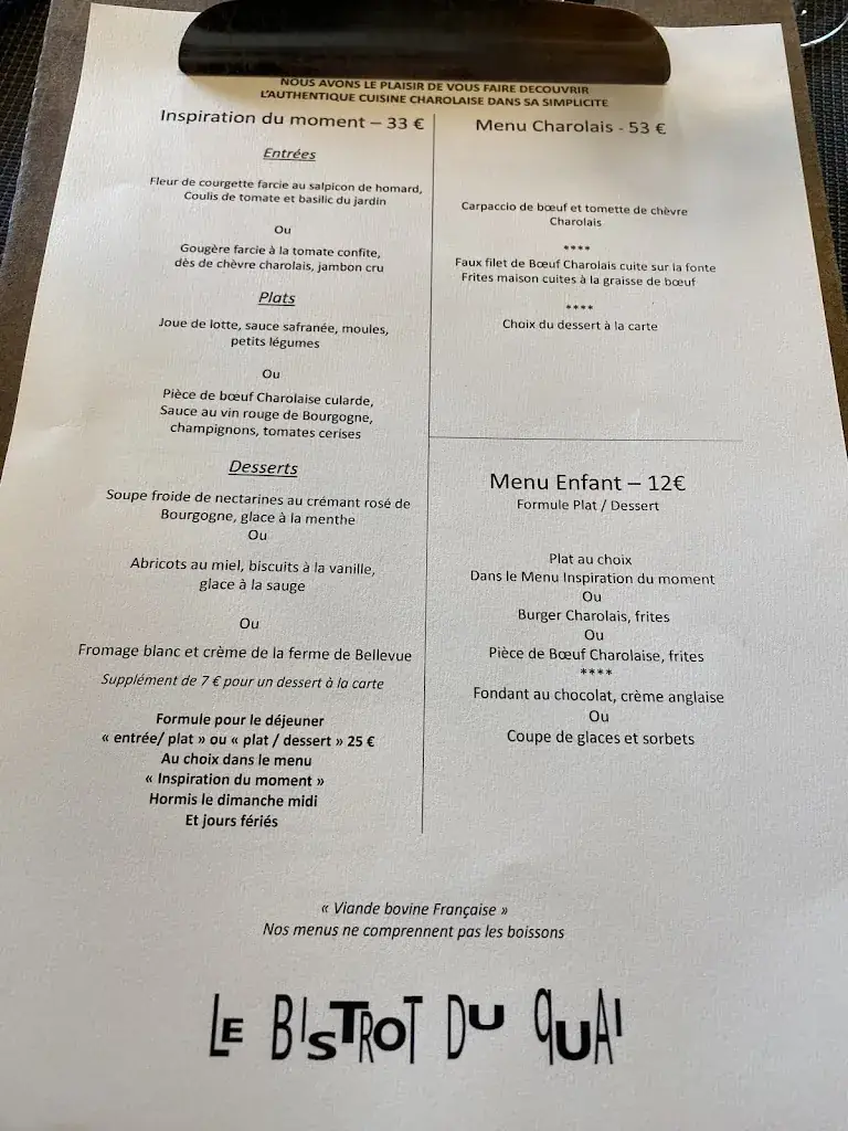 Menu_Le Bistrot du Quai_Charolles_image_4