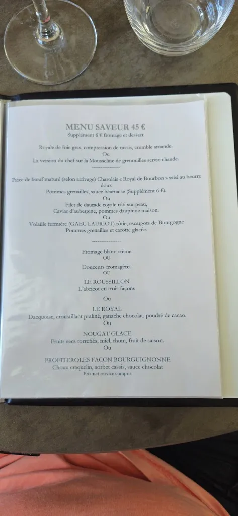 Menü_Restaurant bar le sevanol_Chauffailles_Bild_3