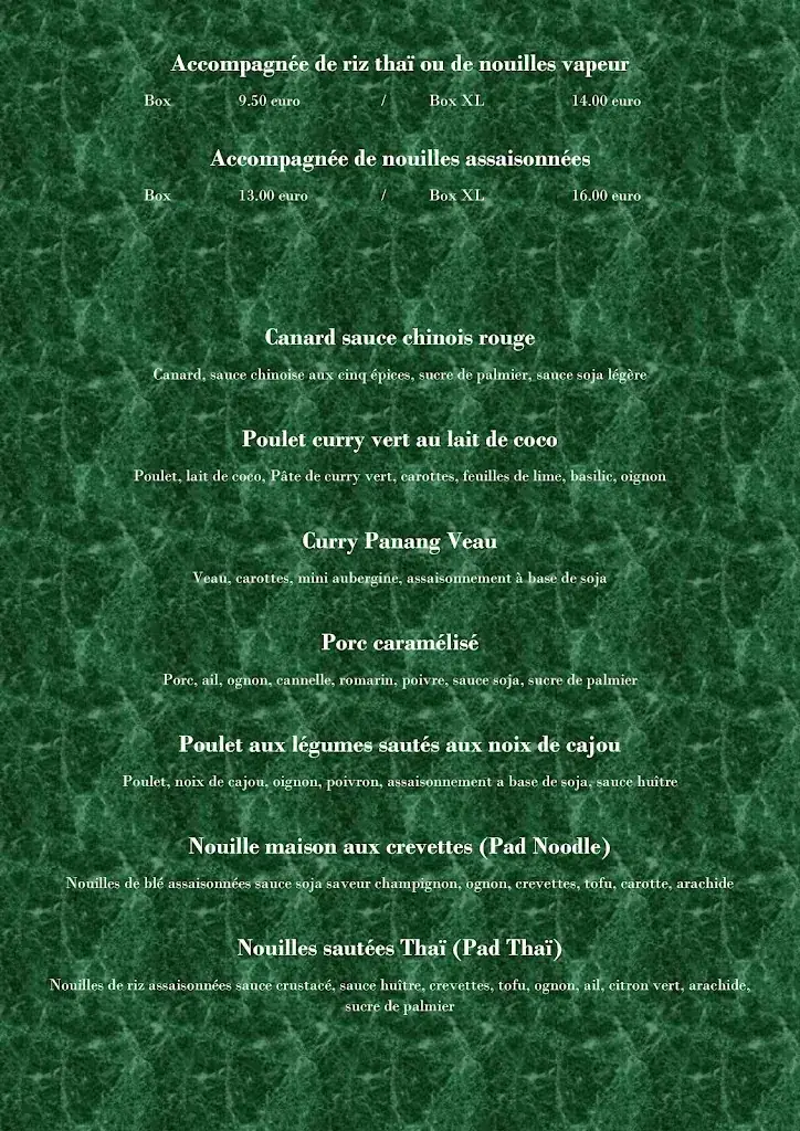 Menü_Baï Maï Thaï_Chauffailles_Bild_1