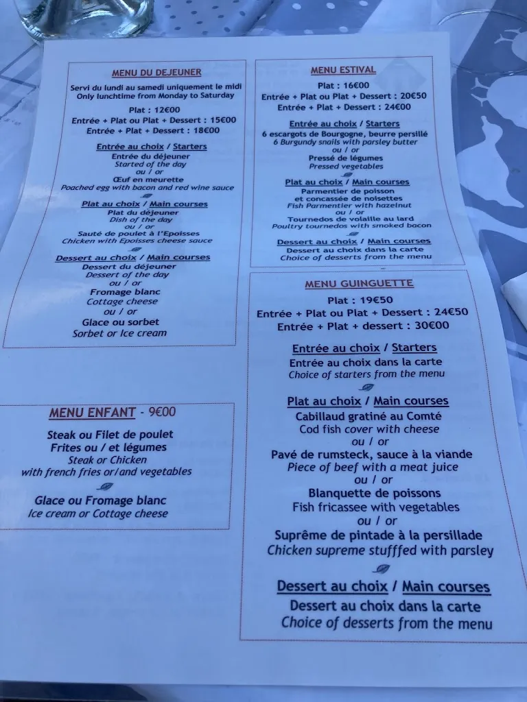 Menu_La Guinguette du Port_Châtillon-en-Bazois_image_2