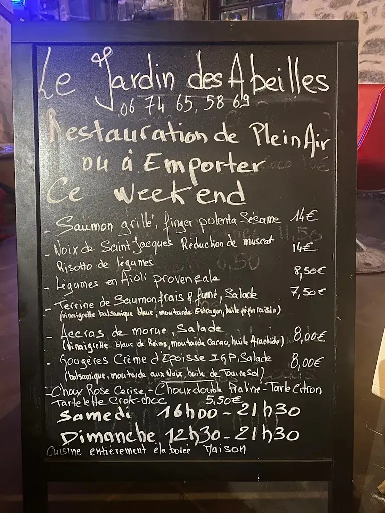 Menu_La table du jardin des abeilles_Bazolles_image_3