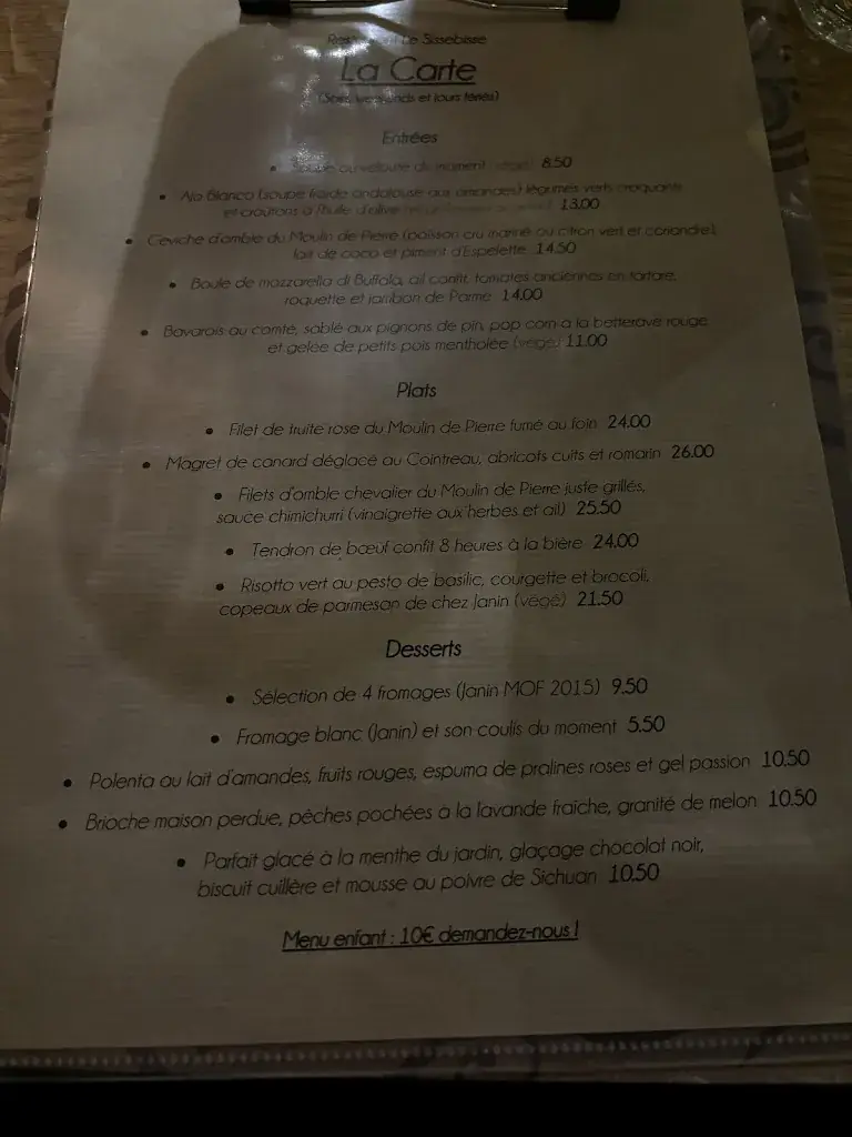 Menu_Restaurant Le Sissebisse_Champagnole_image_2