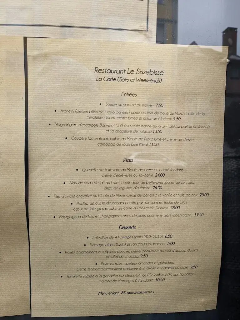 Menu_Restaurant Le Sissebisse_Champagnole_image_4