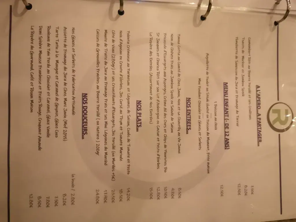 Menu_Le Repère_Champagnole_immagine_3