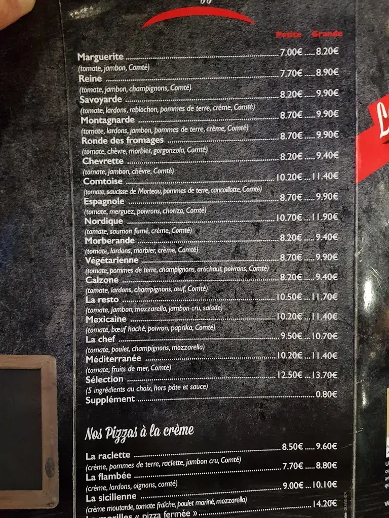 Menu_Le Restaurant_Champagnole_immagine_2