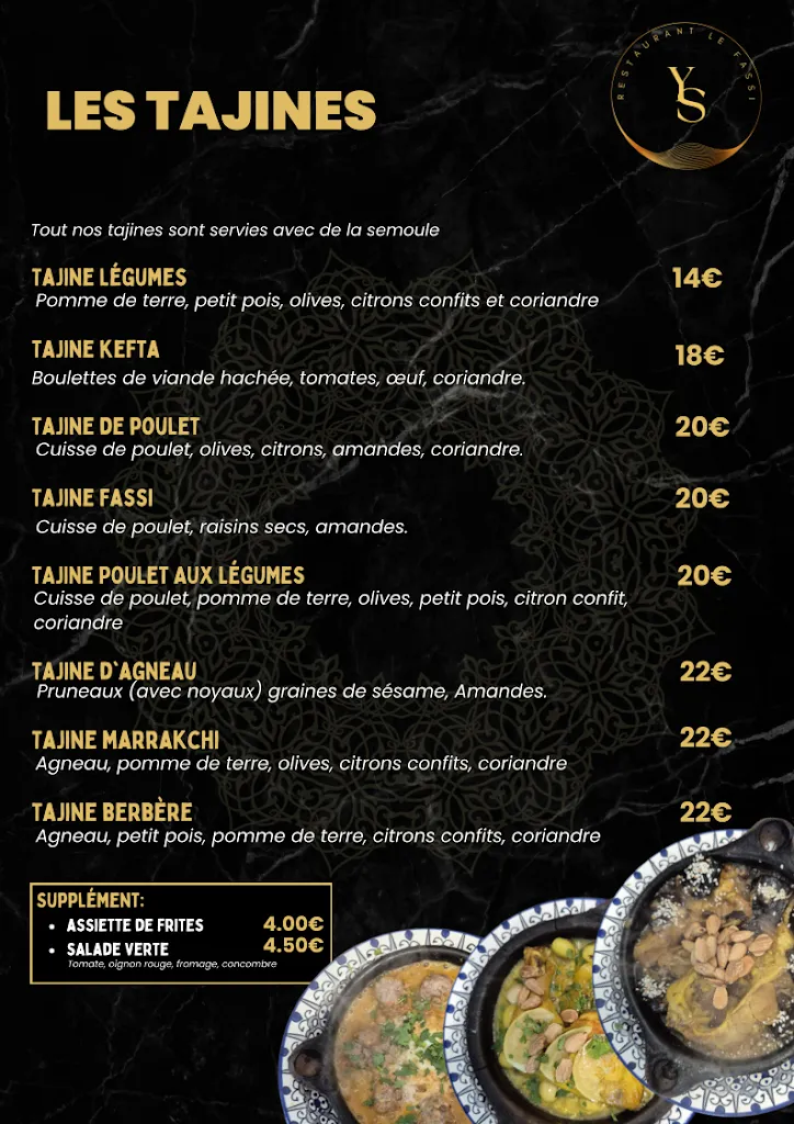 Menu_Restaurant le fassi_Champagnole_immagine_1