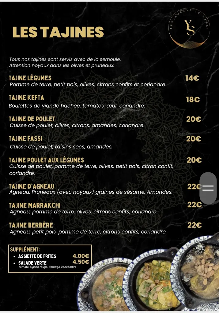 Menu_Restaurant le fassi_Champagnole_immagine_3