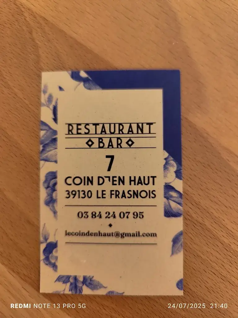 Jean-Luc Duplessy_Le Coin d'en Haut_Frasnois_review