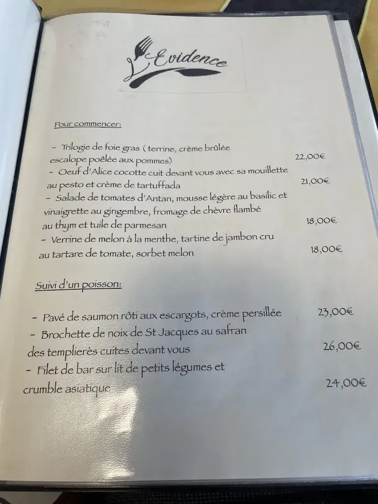Menu_L'évidence_Châtillon-sur-Seine_image_1