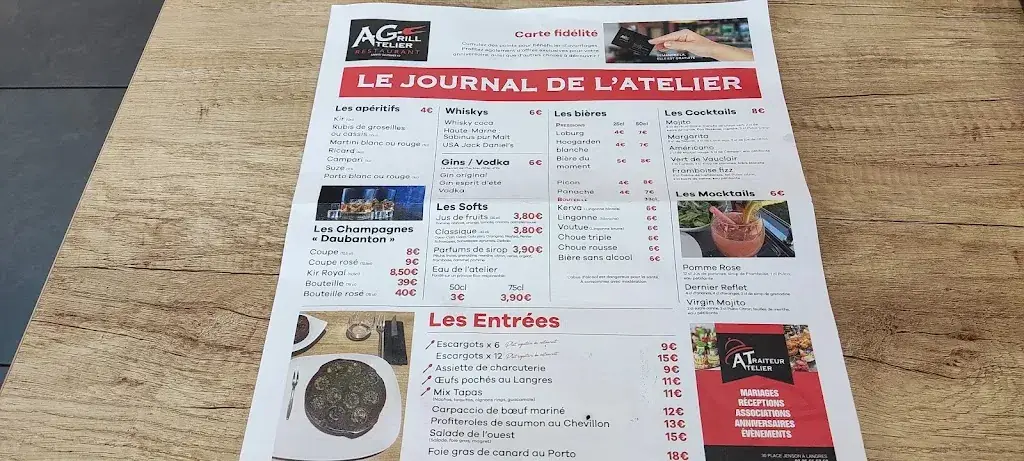 Menu_Au Tournedos_Châtillon-sur-Seine_image_2