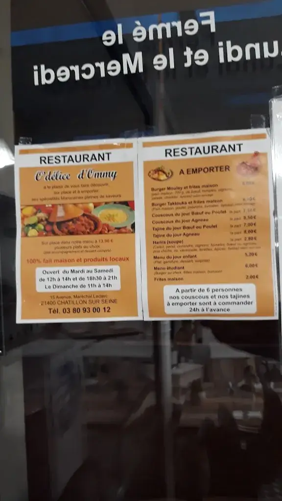 Menu_O'delice d'ommy_Châtillon-sur-Seine_image_3