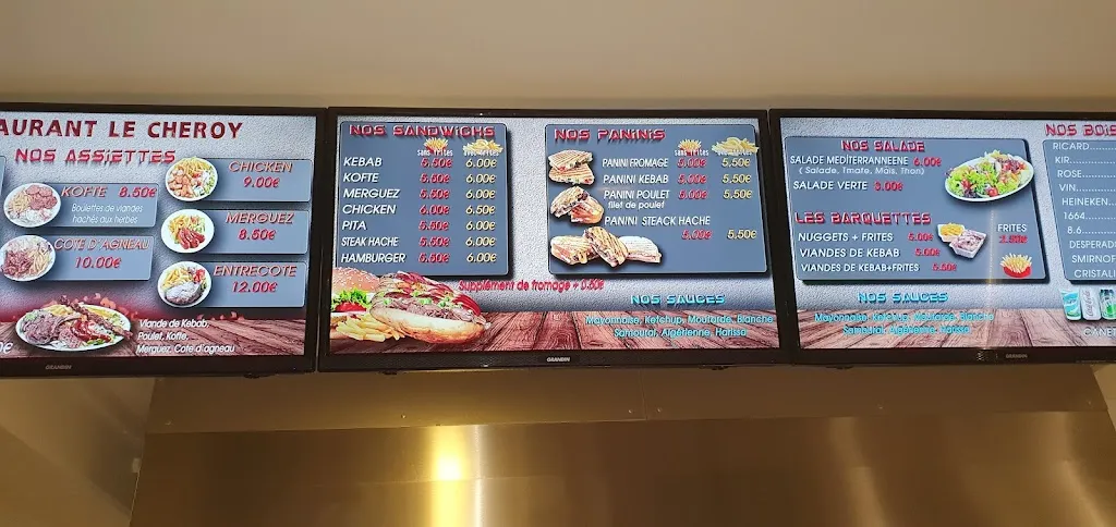 Menu_Restaurant Le Chéroy_Chéroy_image_3