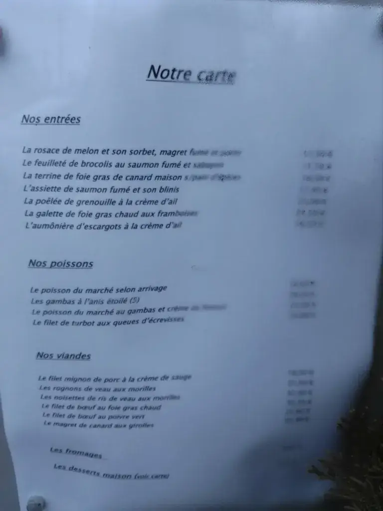 Menu_Restaurant La Haie Fleurie_Subligny_immagine_2