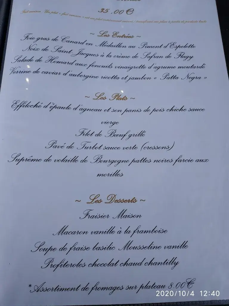 Menu_Au Moulin de Flagy_Flagy_image_2