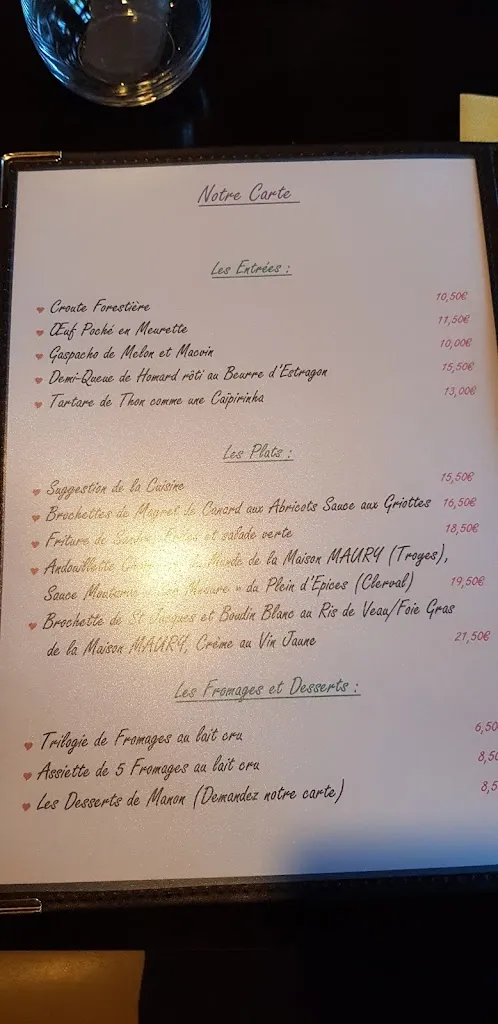 Menu_La Bonne Auberge_Clerval_image_4