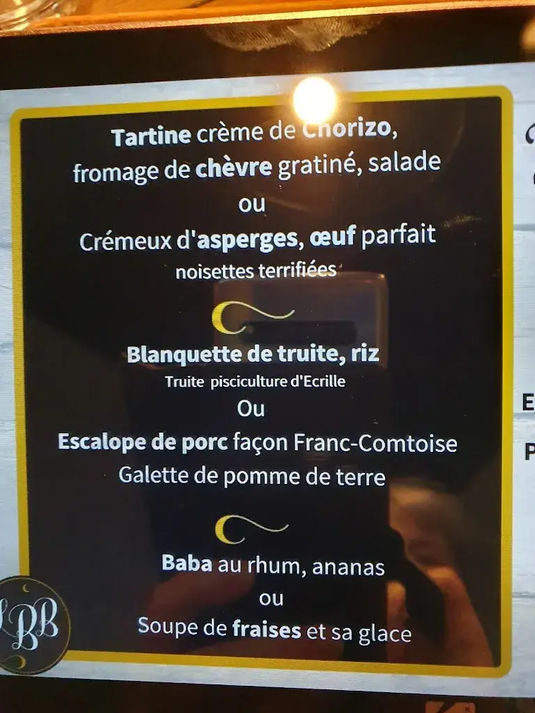 Menu_LBB le restaurant_Clairvaux-les-Lacs_image_2