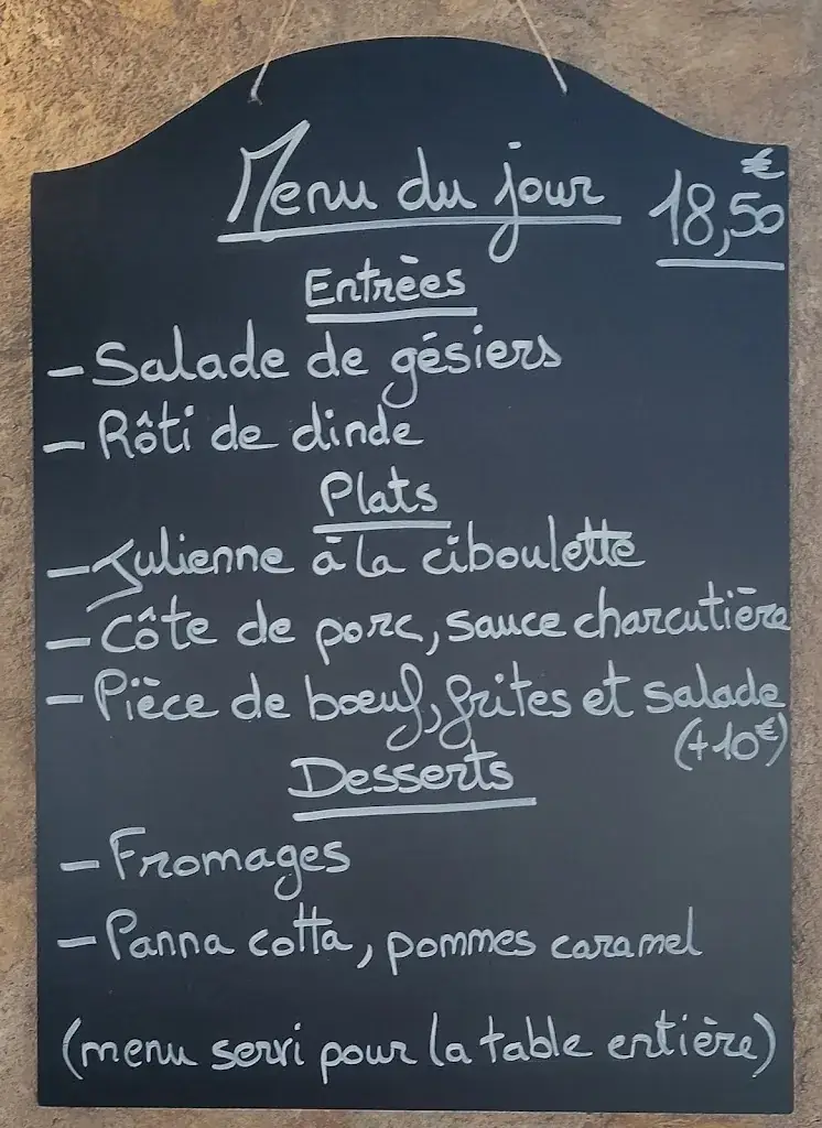 Menü_Restaurant le Saint Martin_Saint-Vincent-Bragny_Bild_1