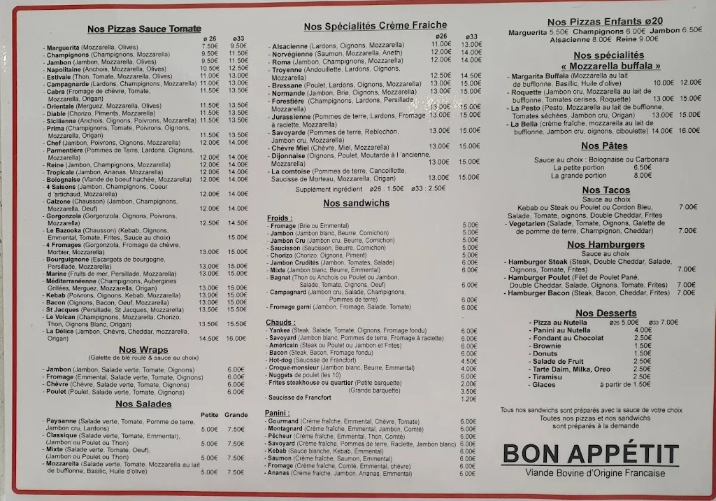 Menu_La Pizza_Châtenoy-le-Royal_immagine_1