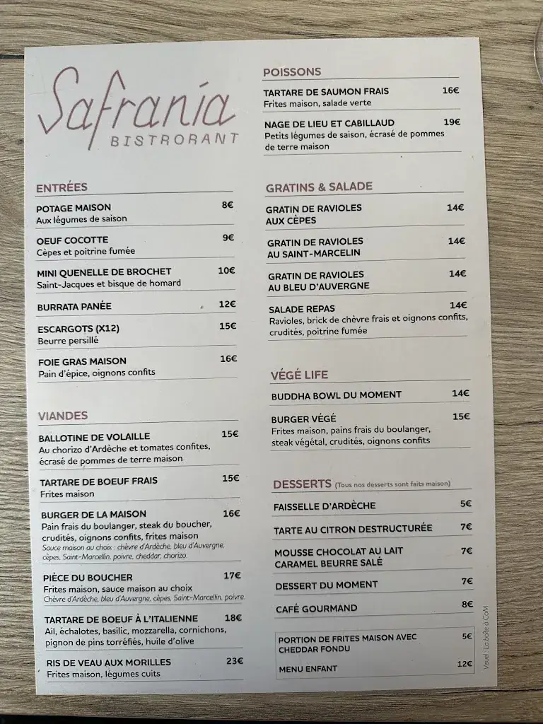 Menu_Safrania Bistrorant_Aubenas_image_4