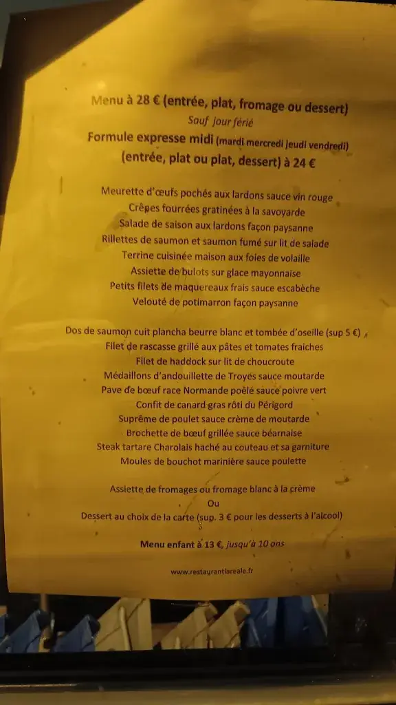 Menü_La Réale_Chalon-sur-Saône_Bild_3