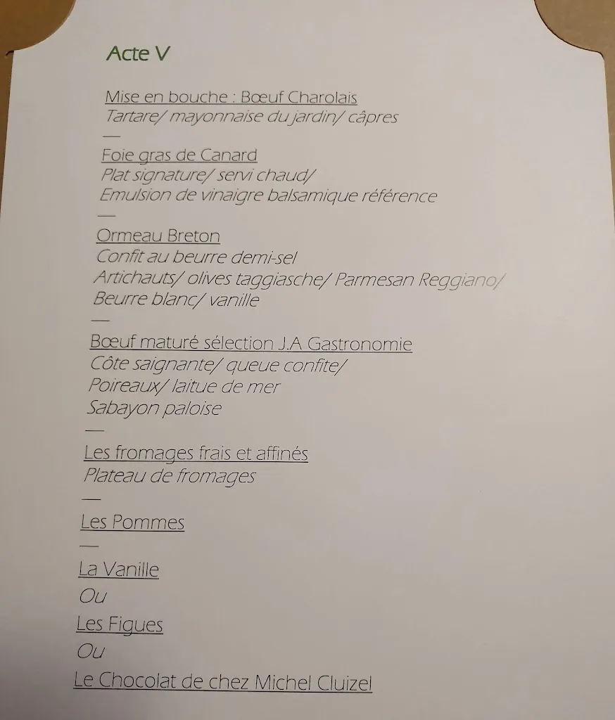 Menu_Restaurant Cédric Burtin (L'Amaryllis)_Saint-Rémy_image_3