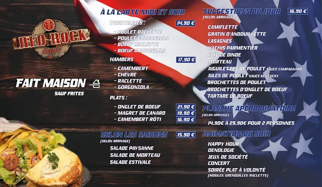 Menu_Red Rock Café_Chalon-sur-Saône_immagine_1