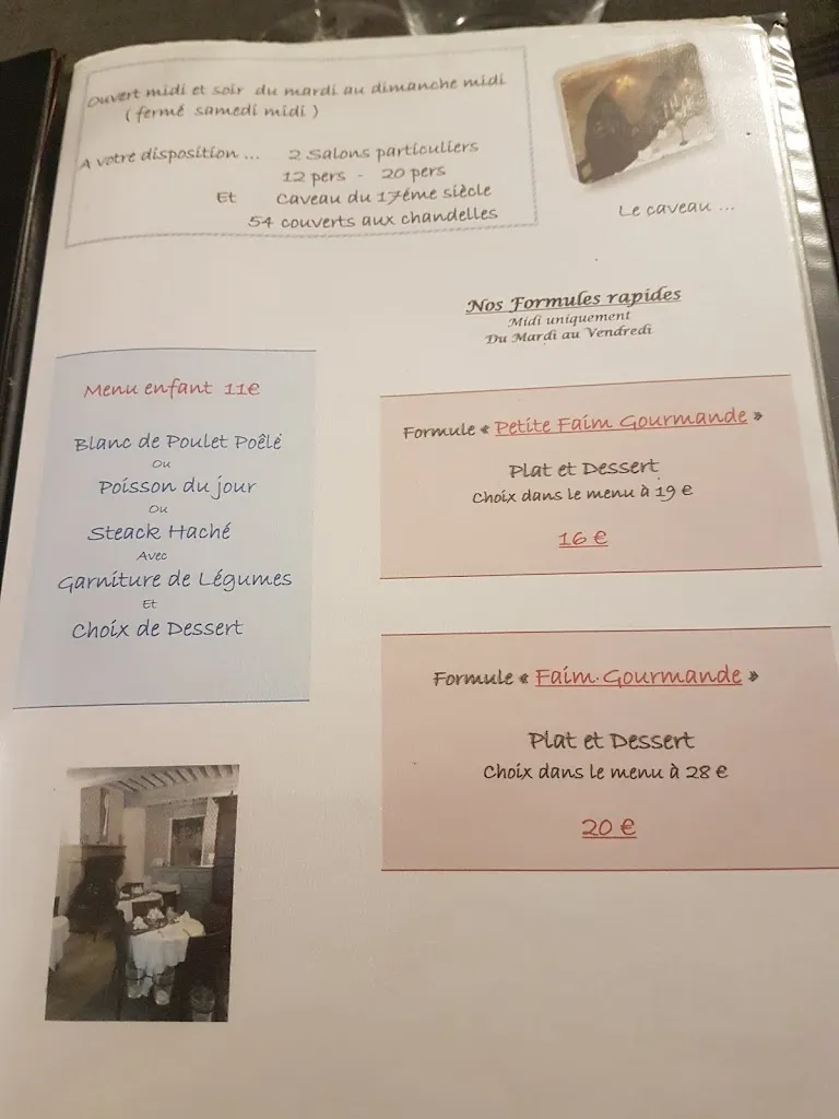 Menu_Restaurant Le Bourgogne_Chalon-sur-Saône_immagine_4
