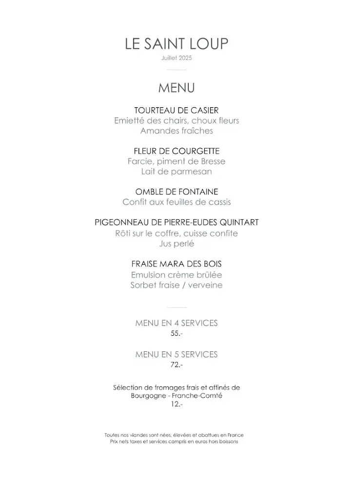 Menu_Restaurant Le Saint Loup_Saint-Loup-de-Varennes_immagine_3