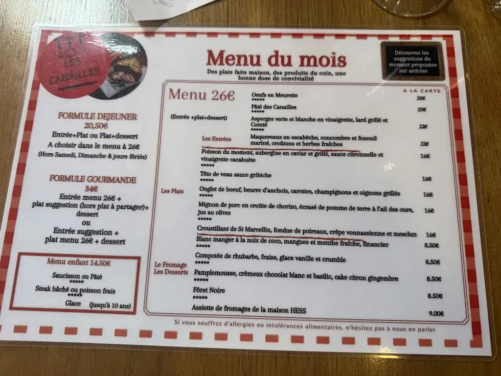 Menu_Les Canailles_Chalon-sur-Saône_immagine_3