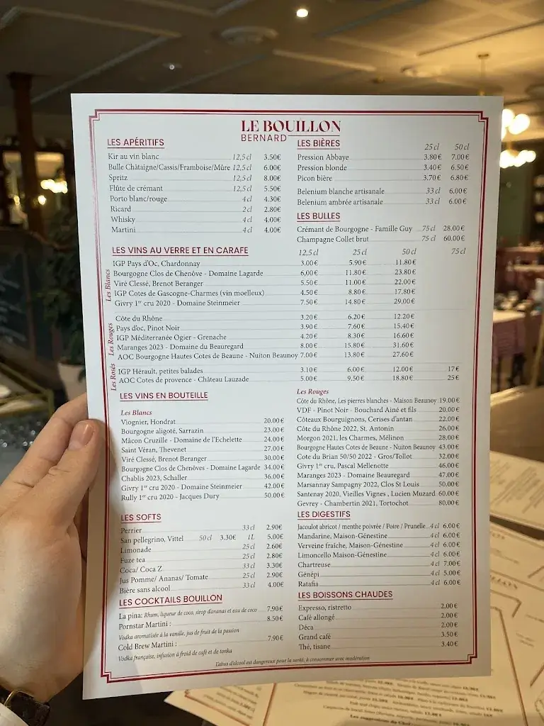 Menu_LE BOUILLON BERNARD_Chalon-sur-Saône_image_2