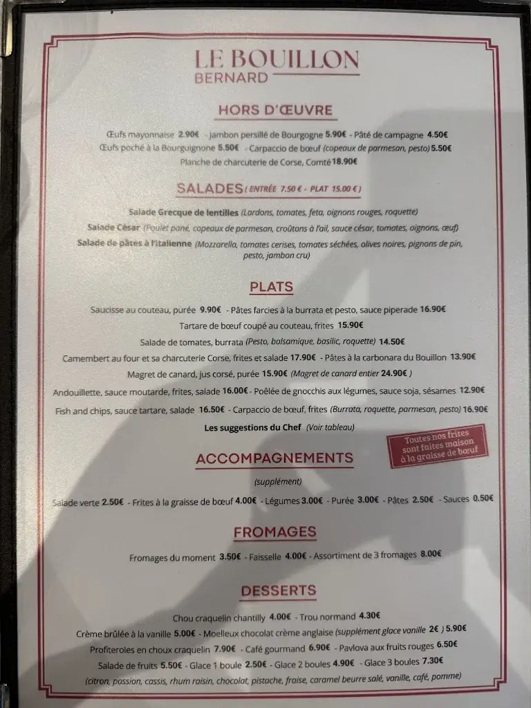 Menu_LE BOUILLON BERNARD_Chalon-sur-Saône_image_4