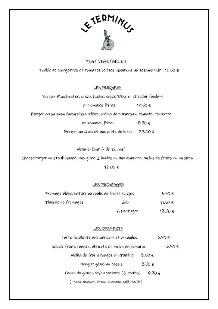 Menu_Brasserie Le Terminus_Chalon-sur-Saône_image_1
