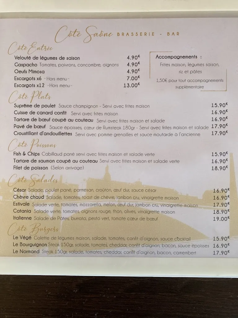 Menu_Côté Saône_Chalon-sur-Saône_image_1