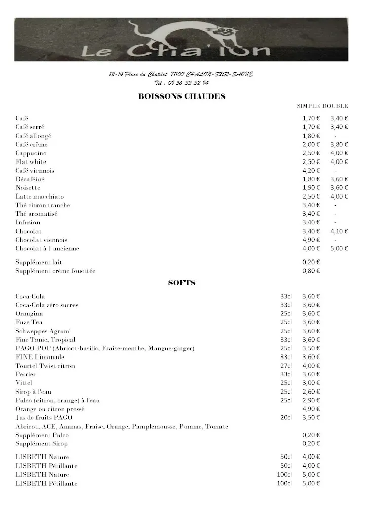 Menu_Le Cha'lon Bar_Chalon-sur-Saône_image_2