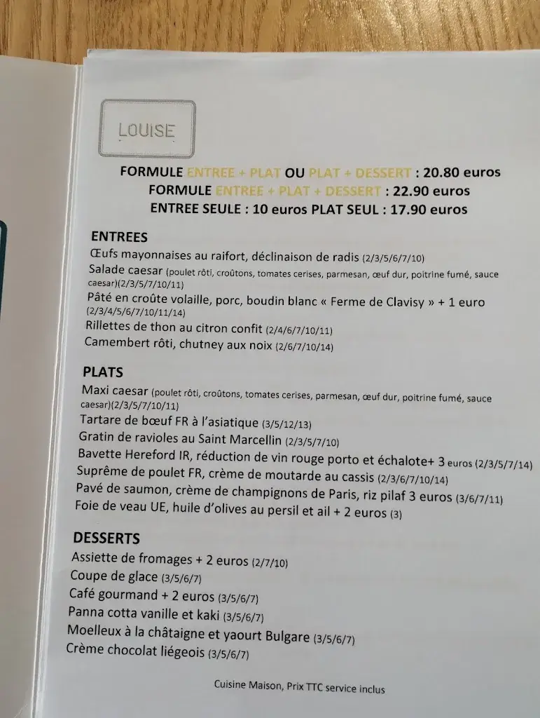 Menu_Chez Louise_Chenôve_immagine_1