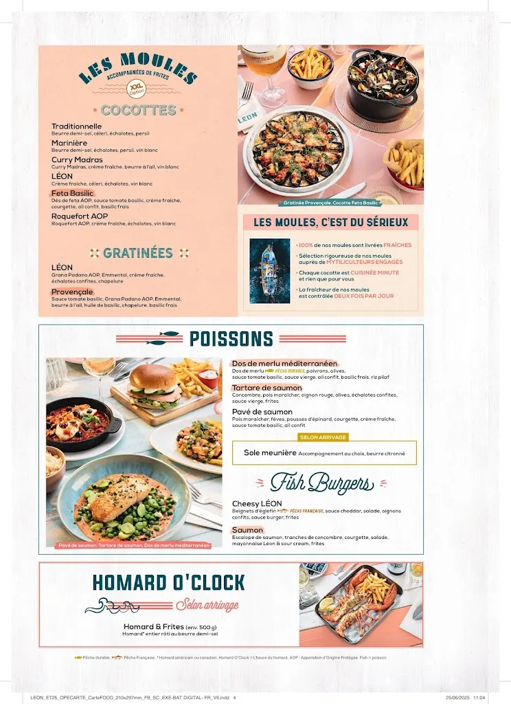 Menu_Léon Fish Brasserie - Dijon-Chenove_Chenôve_image_2