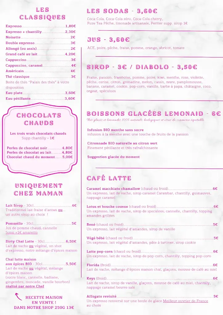 Menu_Chez Maman_Chalon-sur-Saône_immagine_2