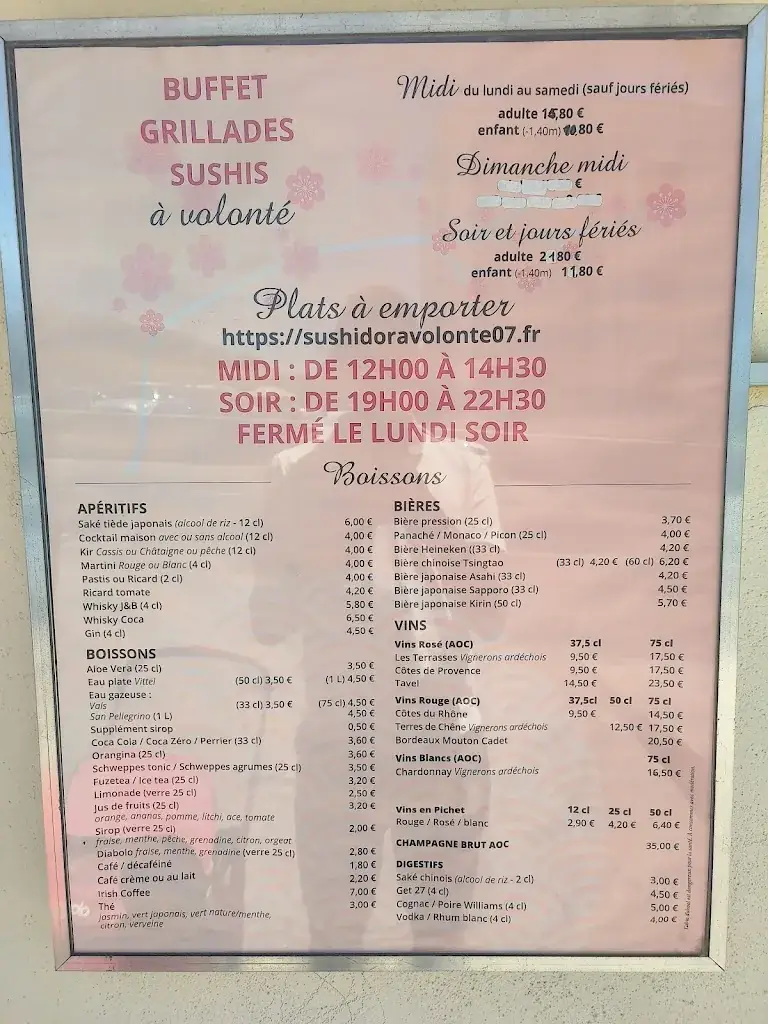 Menu_Restaurant asiatique Sushi d'or à volonté_Aubenas_image_1
