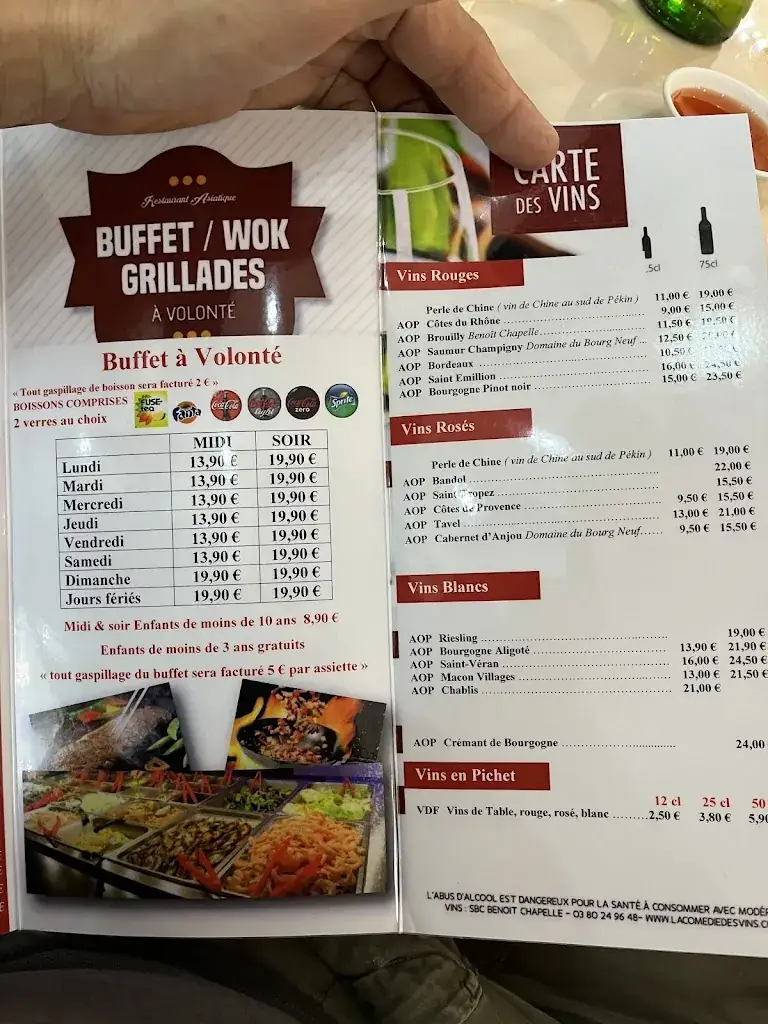 Menu_Le Festin - Wok Grill Restaurant_Chalon-sur-Saône_image_3