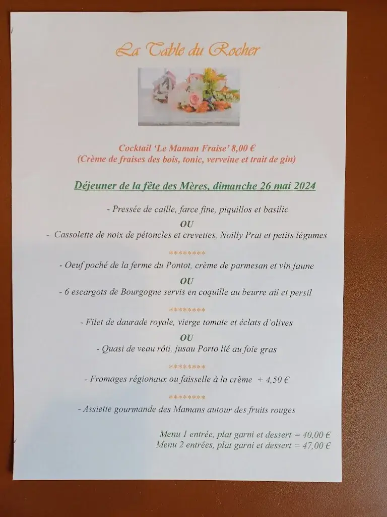 Menu_La Table du Rocher_Marsannay-la-Côte_immagine_1