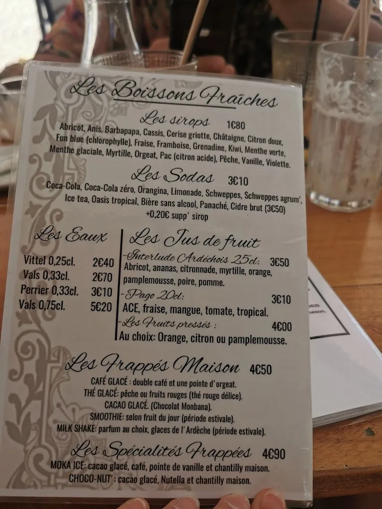 Menu_L'or Noir_Aubenas_image_2