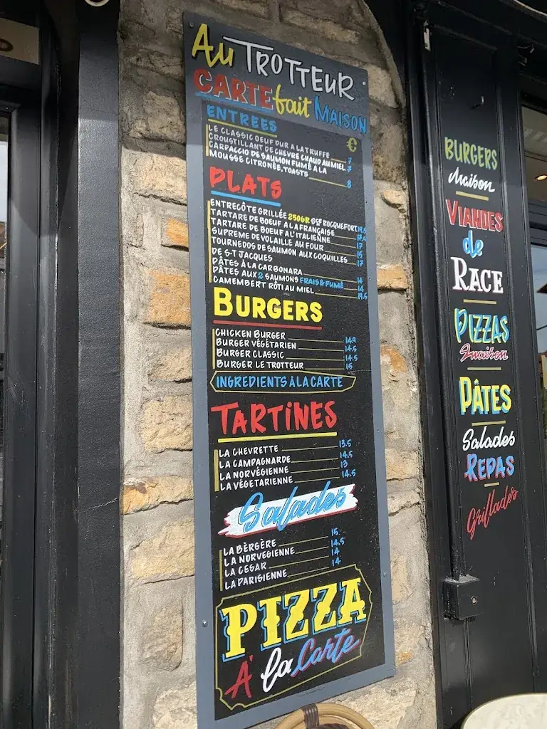 Menu_Café Restaurant Le Trotteur_Champigny-sur-Marne_image_2