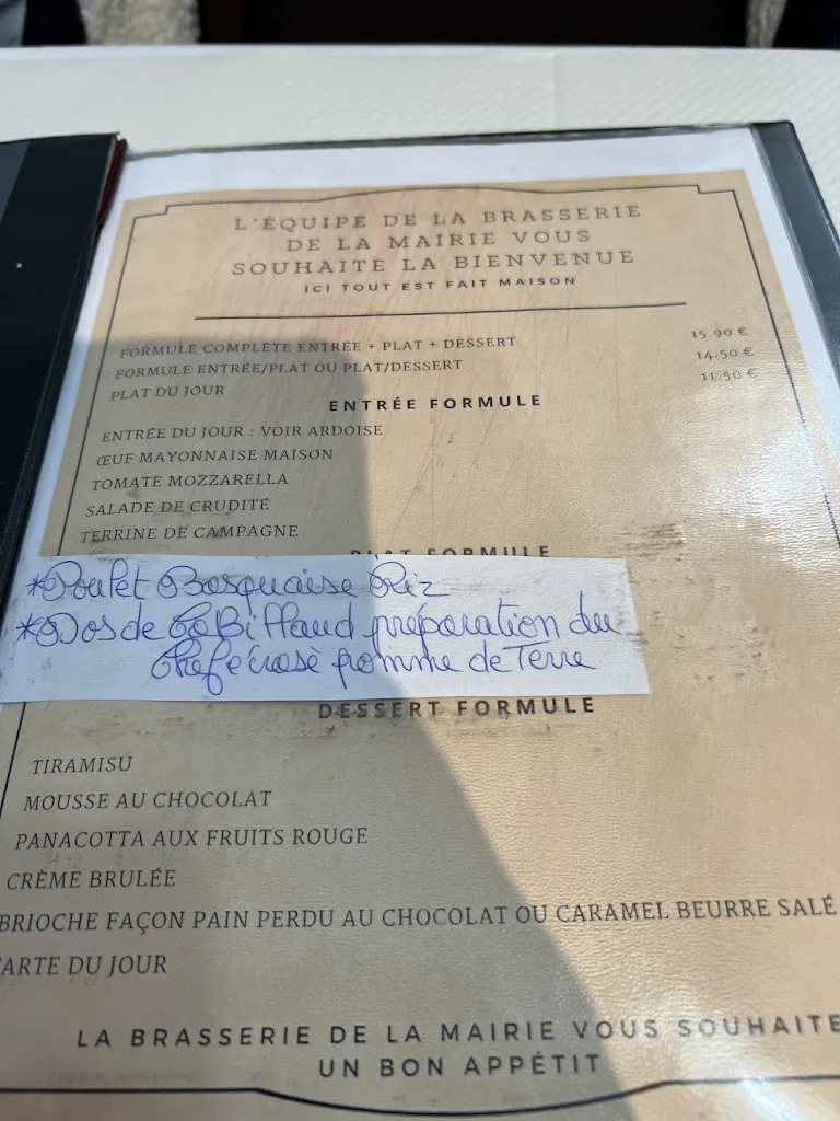 Menu_Brasserie de la Mairie_Champigny-sur-Marne_image_4