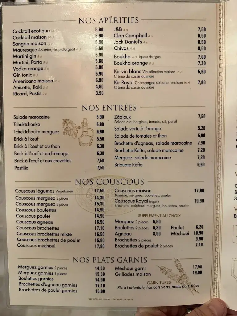 Menu_Restaurant Le Maroc_Champigny-sur-Marne_image_3