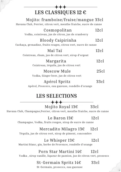 Menu_Le Steak du Baron_Champigny-sur-Marne_image_1