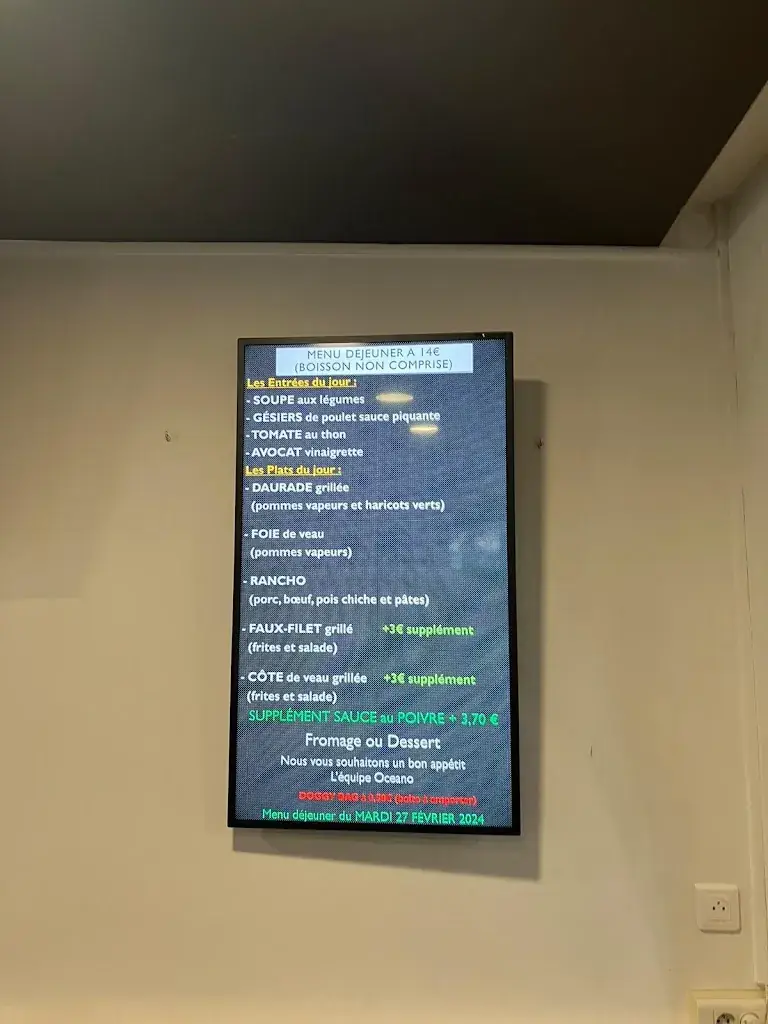 Menu_O OCEANO_Champigny-sur-Marne_image_2