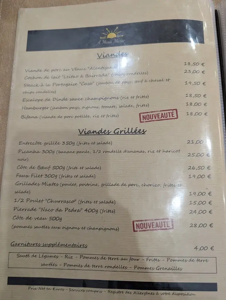 Menu_A Mesa Marie_Champigny-sur-Marne_image_2