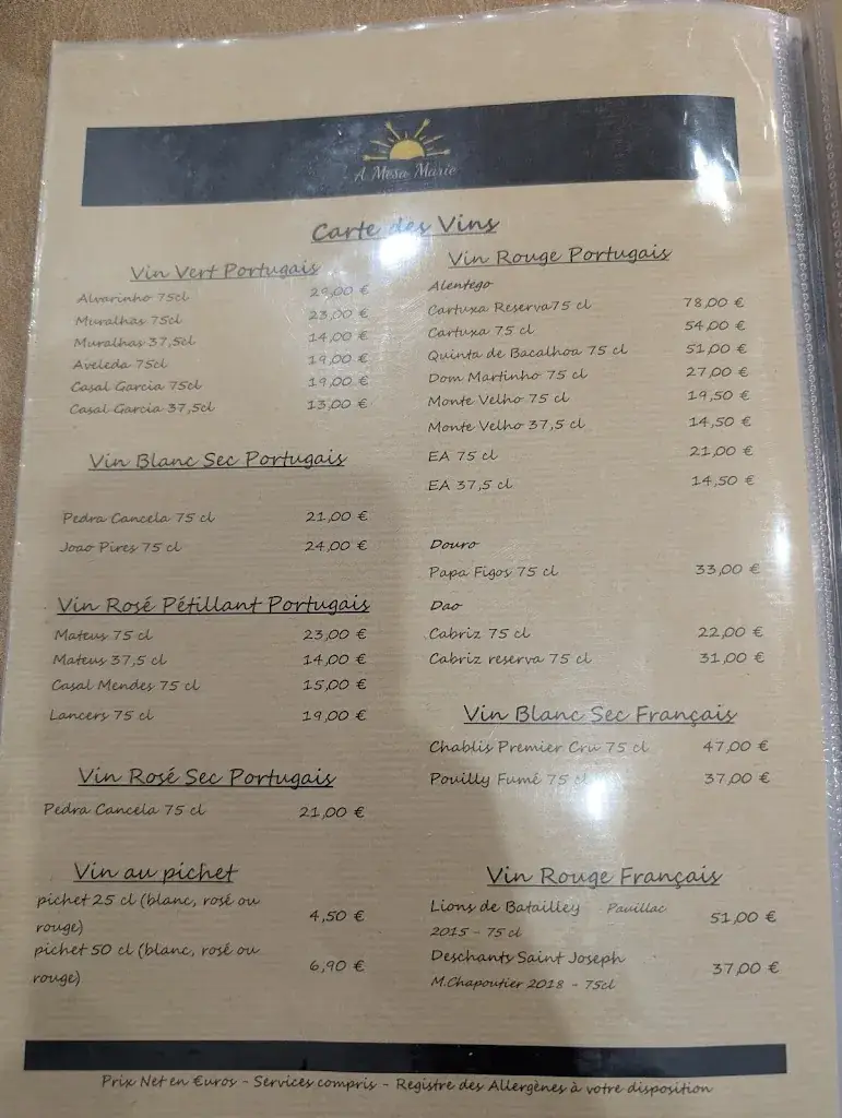 Menu_A Mesa Marie_Champigny-sur-Marne_image_3