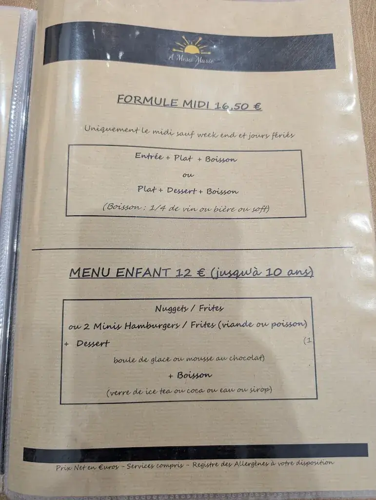 Menu_A Mesa Marie_Champigny-sur-Marne_image_4